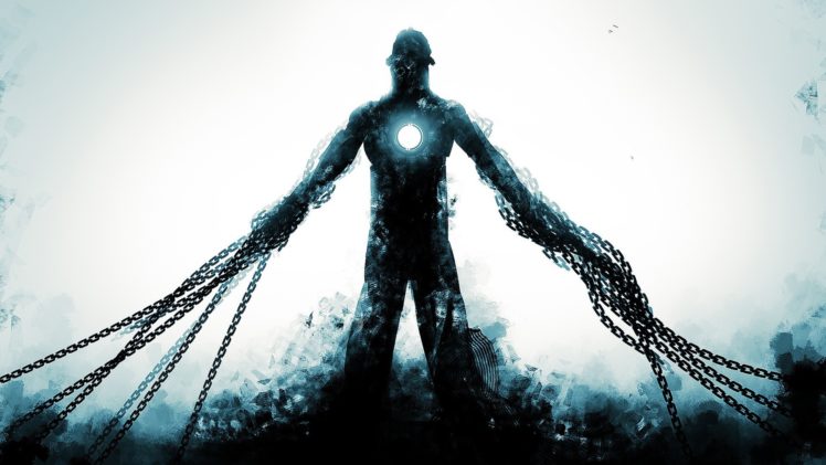 chained, Iron, Man, Comics, Superhero HD Wallpaper Desktop Background