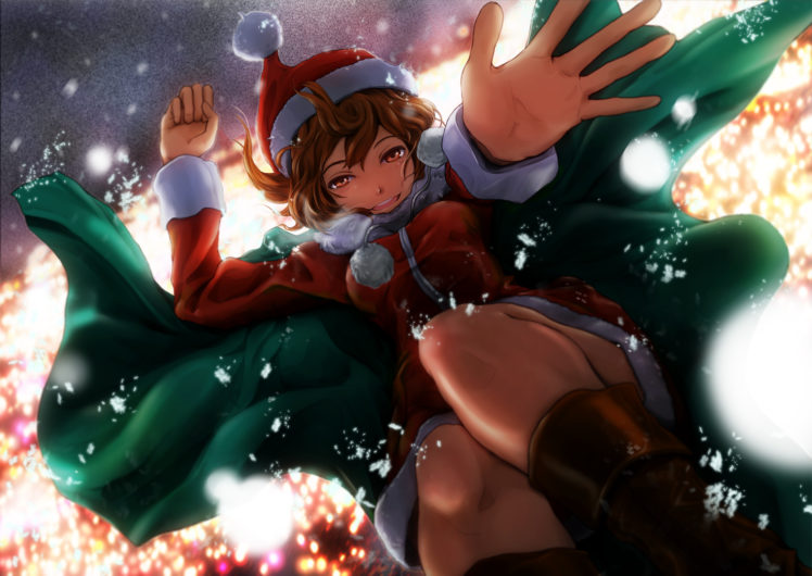 christmas, Meiko, Museum2088, Vocaloid HD Wallpaper Desktop Background