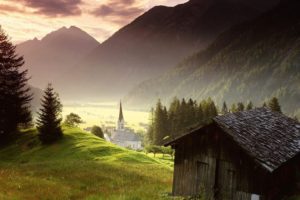 paisajes, Austria, Montaa