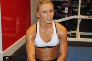 sports,  , Mirella, Clark, Girl, Women, Blonde, Fitness, Exercise, Training, Tired, Sweating, Personal, Trainer