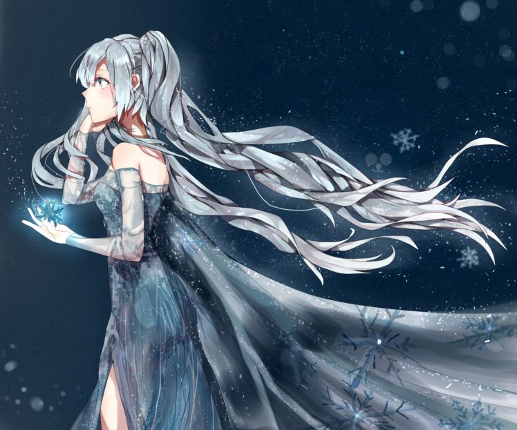 frozen, Dress, Disney, Anime, Long, Hair HD Wallpaper Desktop Background