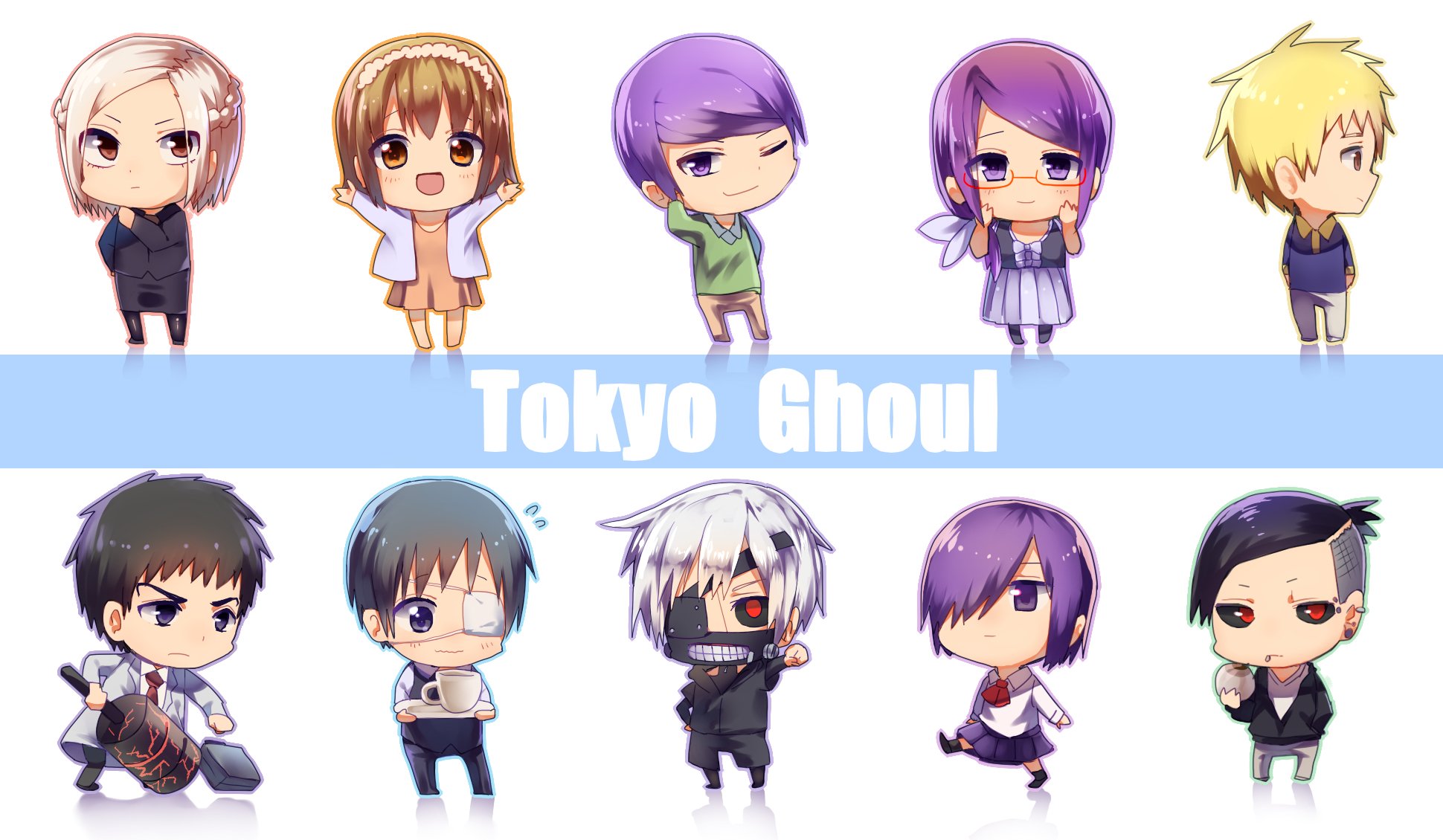 tokyo, Kushu, Anime, Manga, Artwork, Ghoul Wallpaper