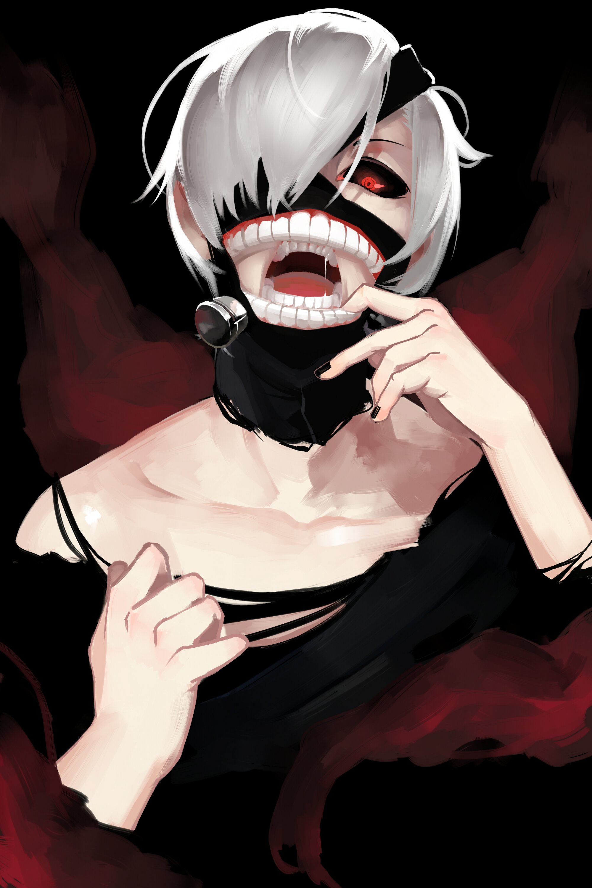 tokyo, Kushu, Anime, Manga, Artwork, Ghoul Wallpaper