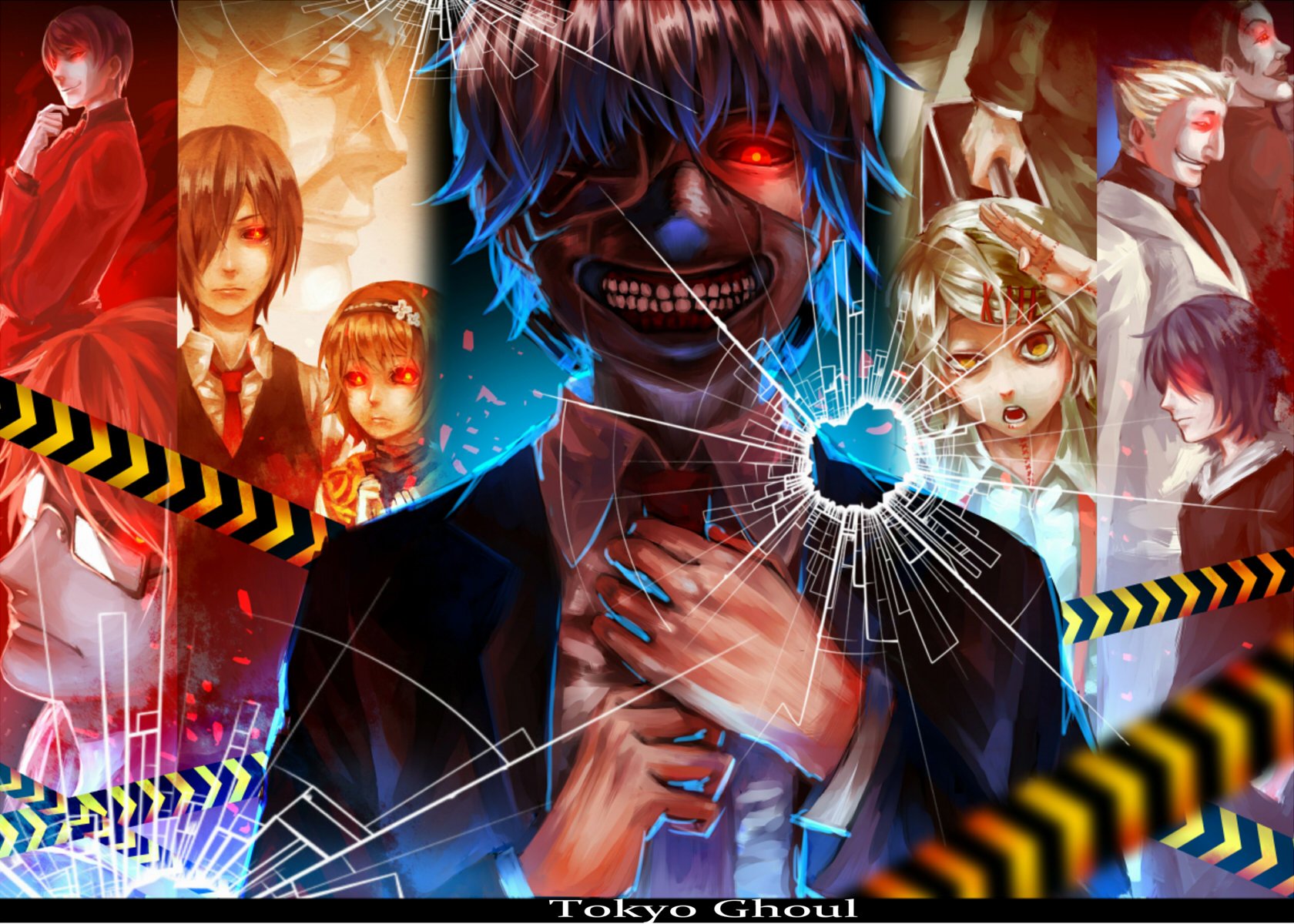 tokyo, Kushu, Anime, Manga, Artwork, Ghoul Wallpaper