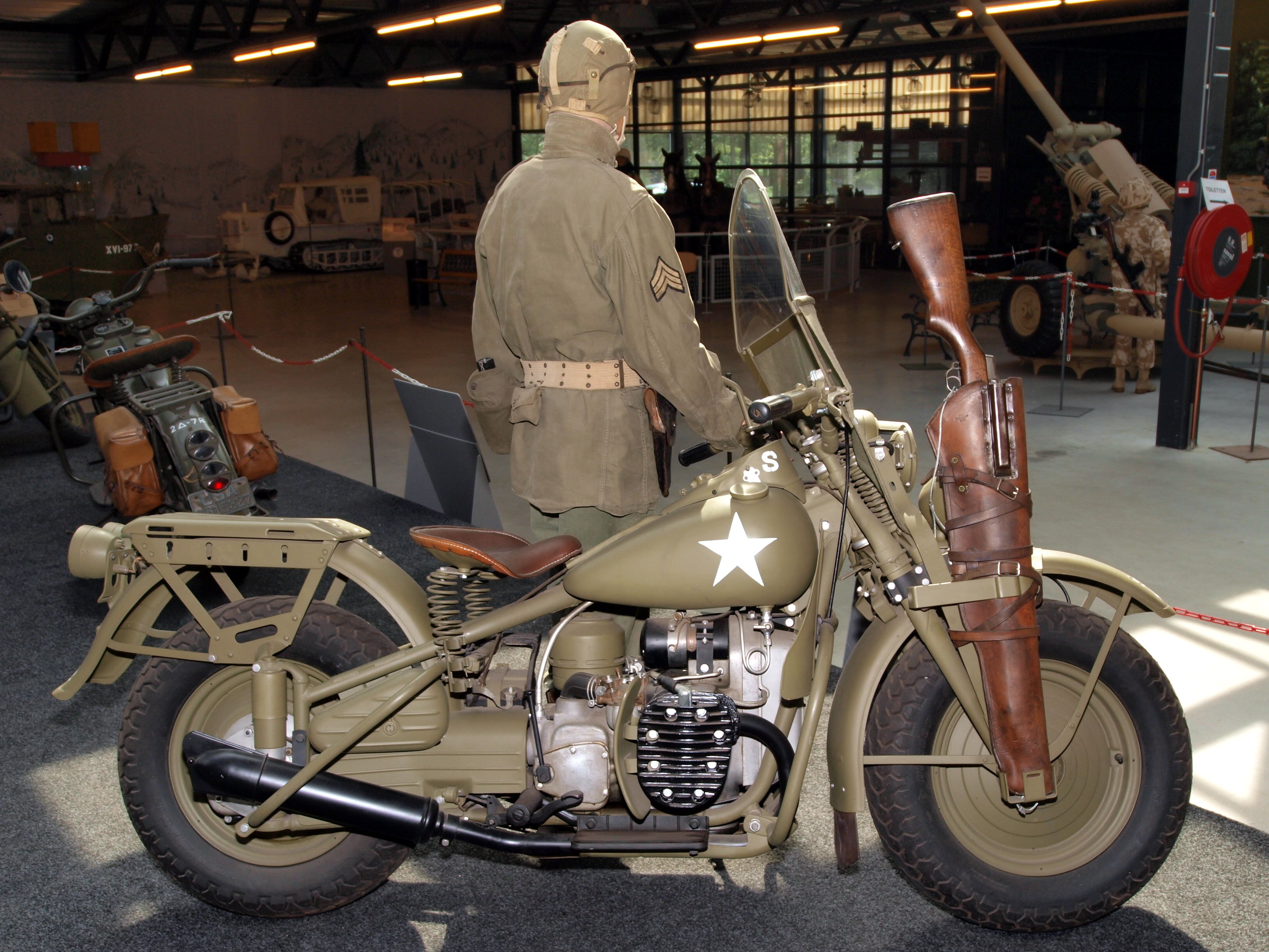 Harley Davidson РјРѕС‚РѕС†РёРєР» 1944