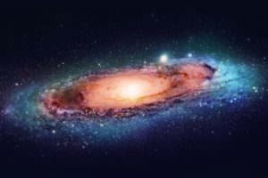 galaxy, Space, Art, Illust, Planets, Dark