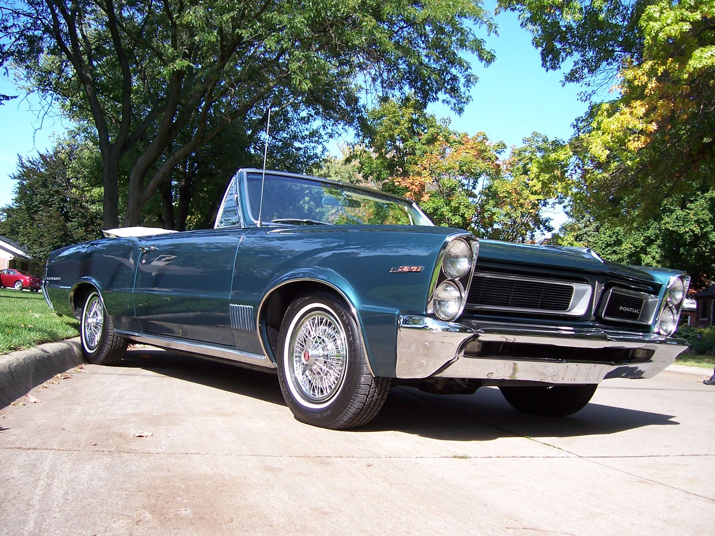 1965, Pontiac, Lemans, Convertible, Muscle, Classic Wallpaper