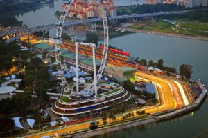 singapore, Cityscape, Ferris, Wheel, Architecture, Buildings