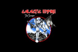 iron, Maiden, Heavy, Metal, Power, Artwork, Dark, Evil, Eddie, Skull, Poster, Star, Wars