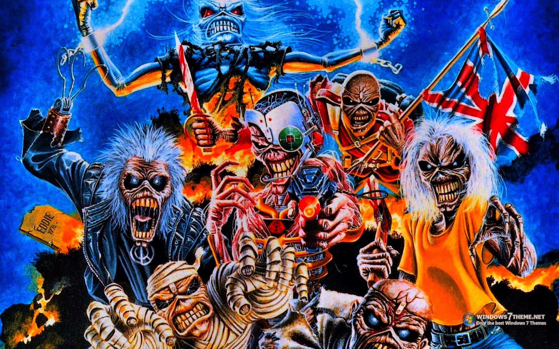 Iron Maiden Heavy Metal Power Artwork Dark Evil Eddie Iron Maiden Heavy Metal Power Artwork Dark Evil Eddie