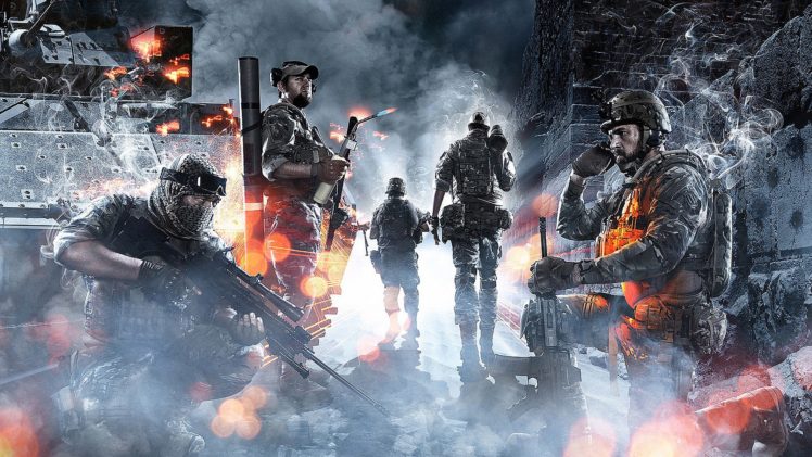 battlefield, Soldiers, Weapon, Rifle, Gun HD Wallpaper Desktop Background