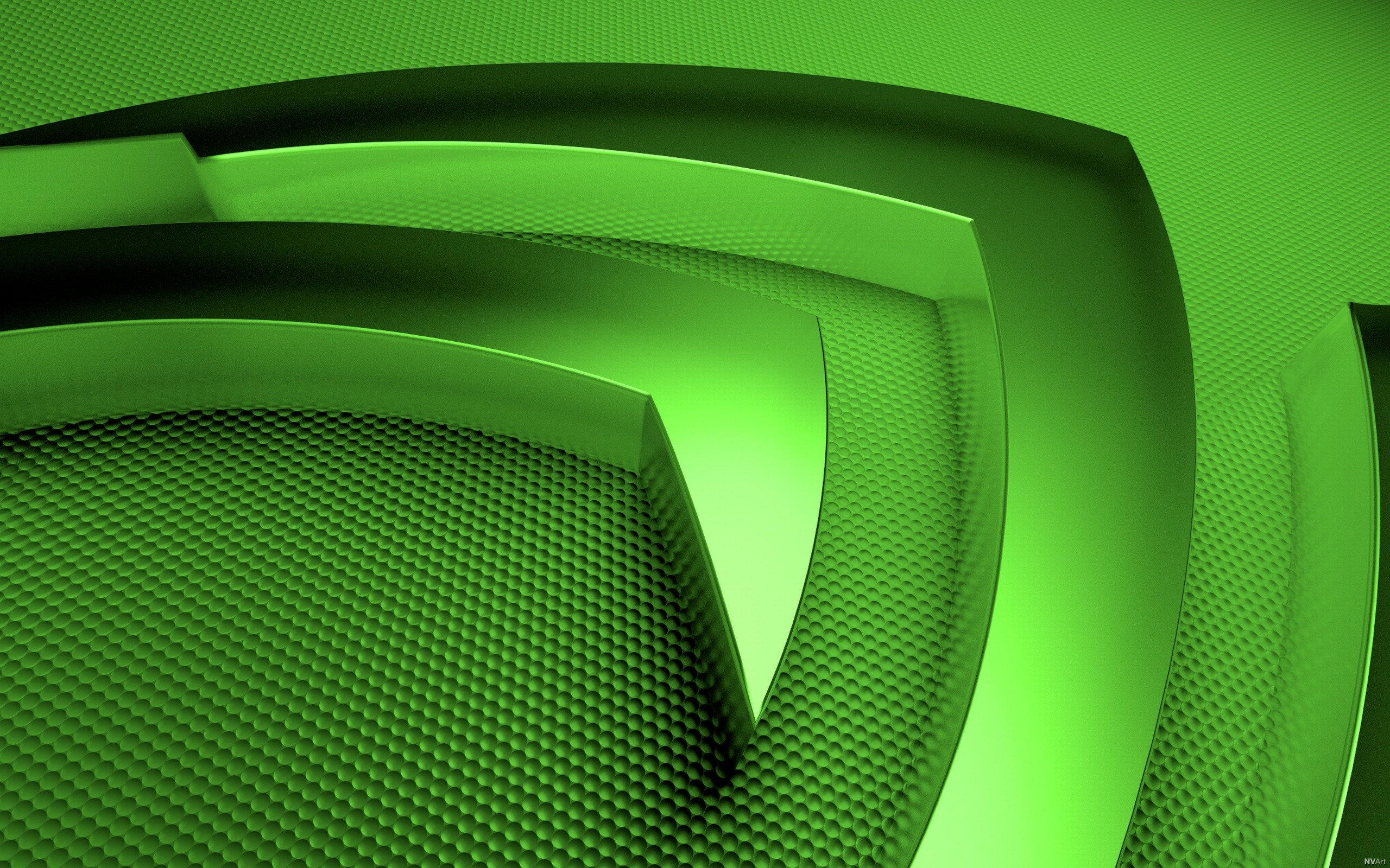 nvidia, Macro, Logo Wallpaper