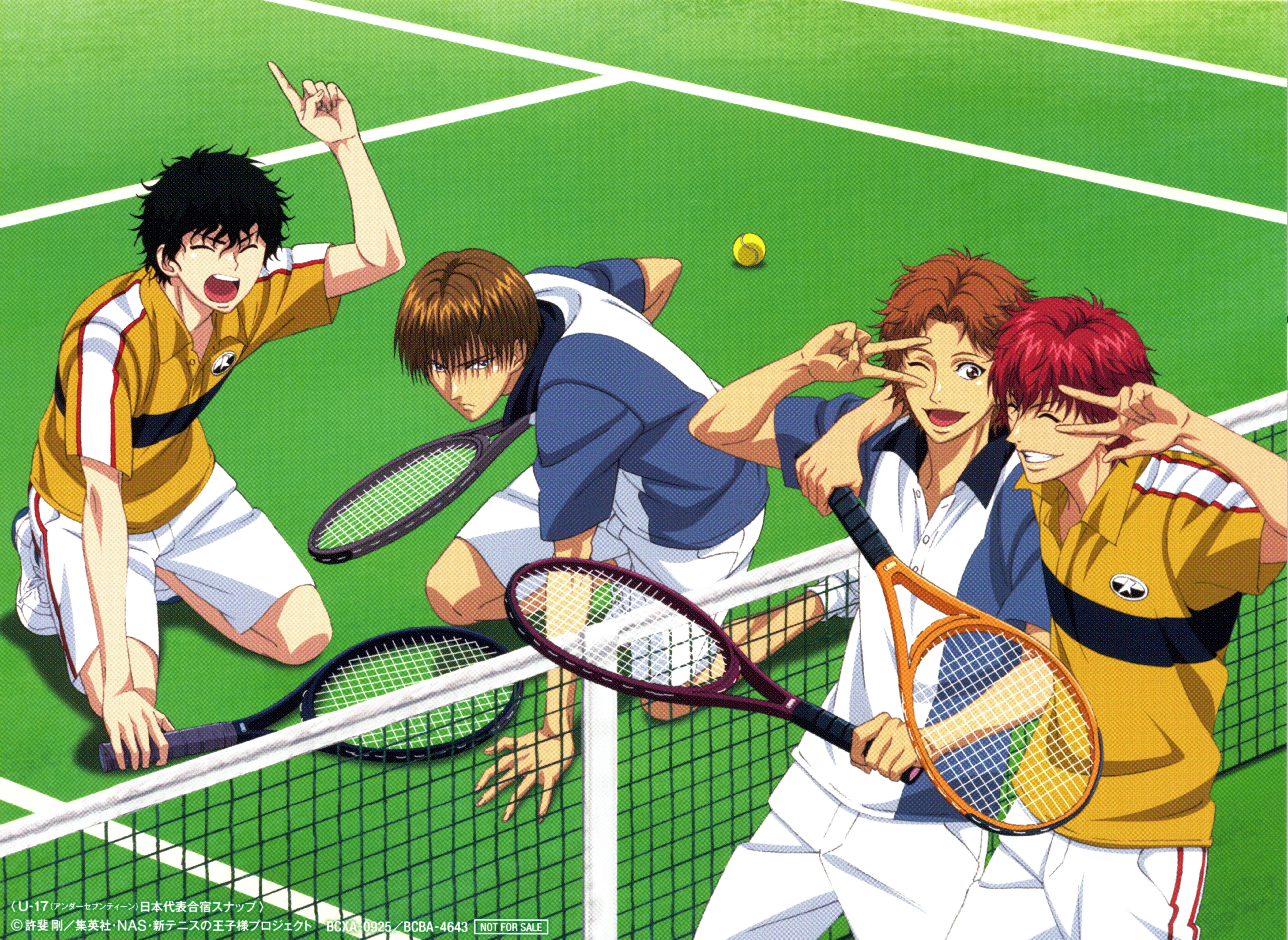 prince, Of, Tennis, Series, Anime, Boys, Sport, Group, Jirou, Akutagawa, Character, Akaya, Kirihara Wallpaper