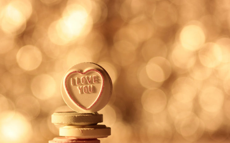 love, Candy, Bokeh, Heart, Mood HD Wallpaper Desktop Background