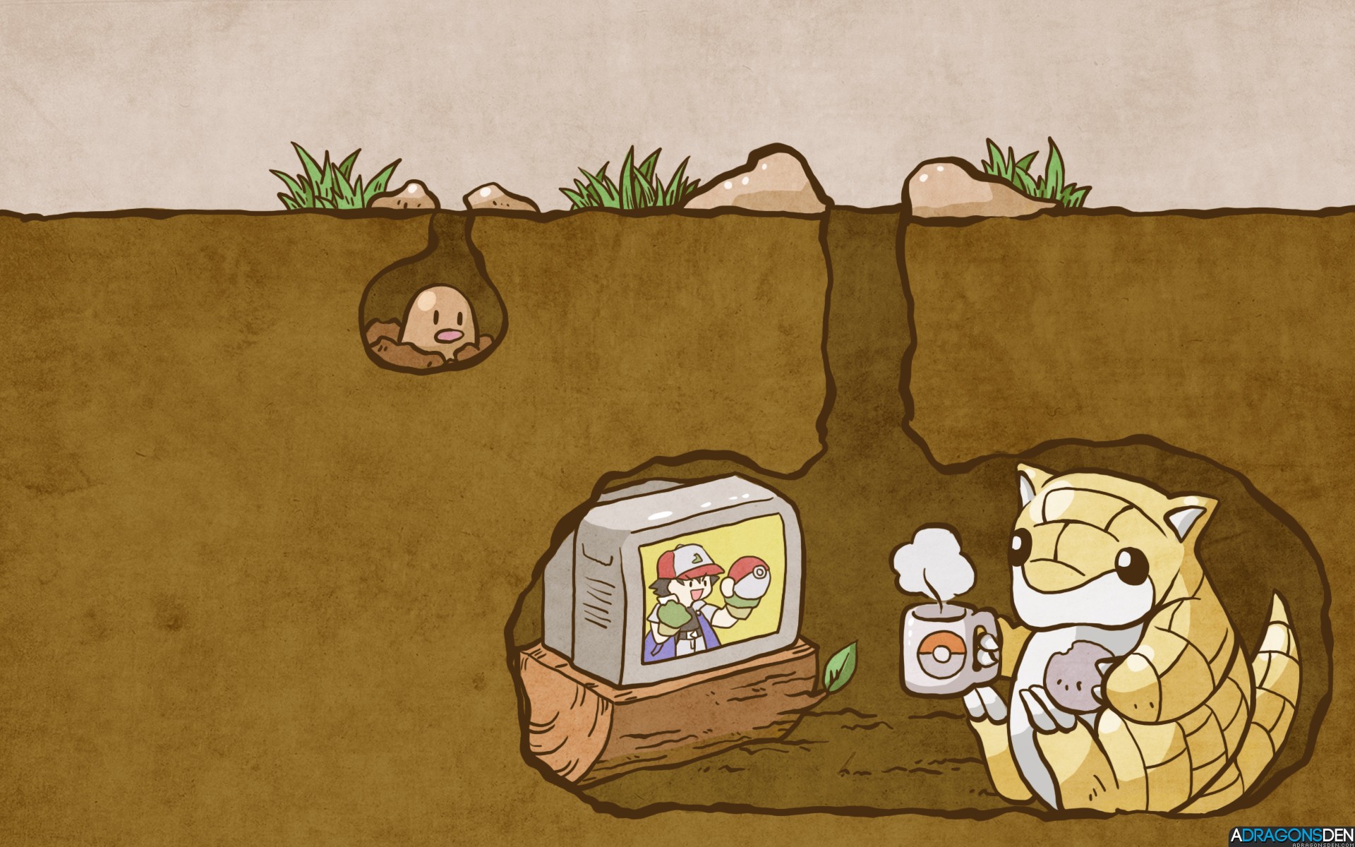 pokemon, Tv, Television, Underground Wallpaper