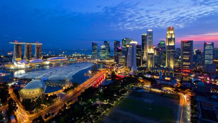 singapore, Buildings, Skyscrapers HD Wallpaper Desktop Background