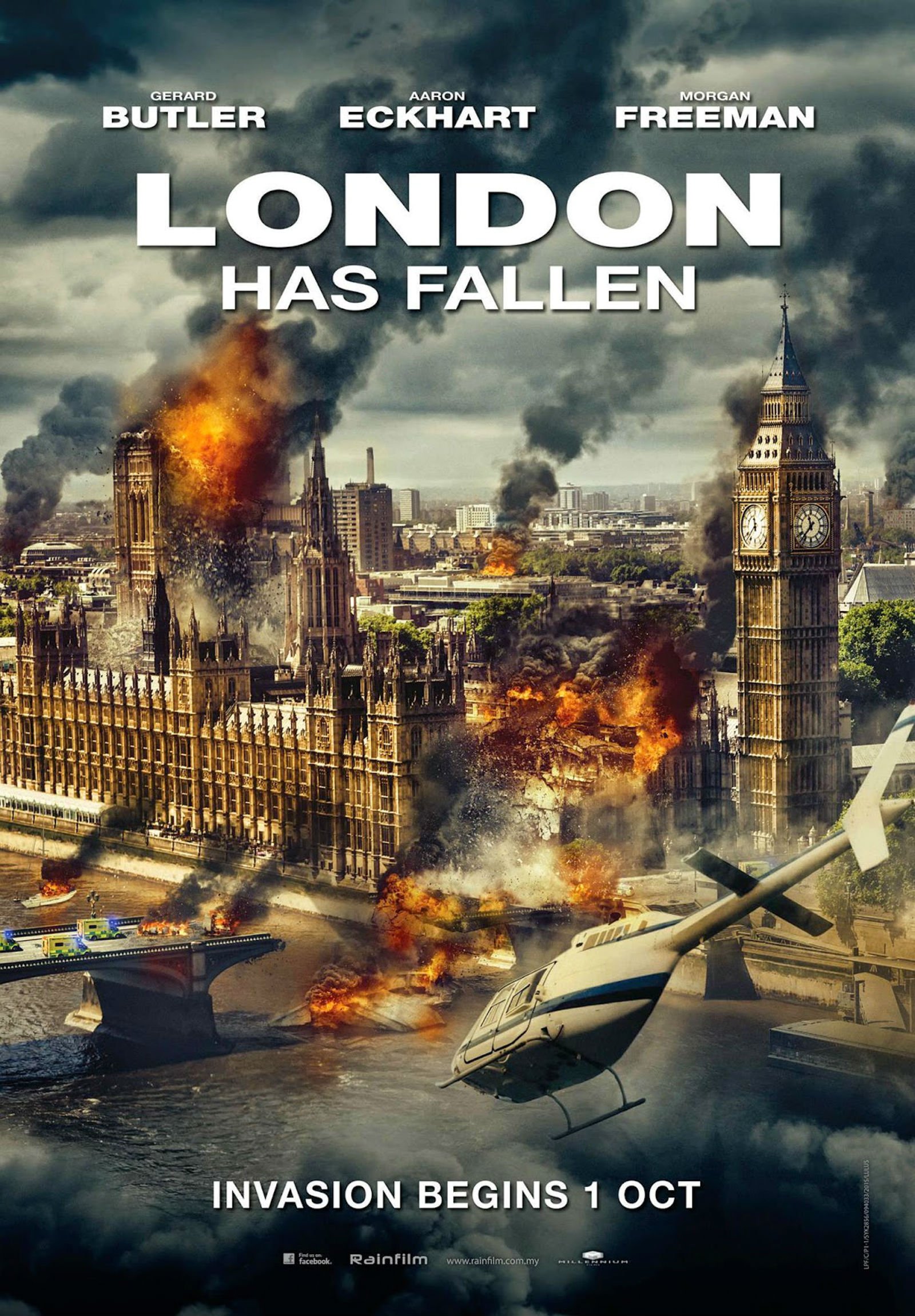london, Has, Fallen, Actionm, Crime, Thriller, Police, 1lhf, Poster Wallpaper