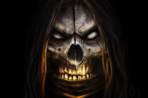 mortal, Kombat, X, Fighting, Action, Battle, Arena, Warrior, 1mkx, Fantasy, Artwork, Dark, Skull