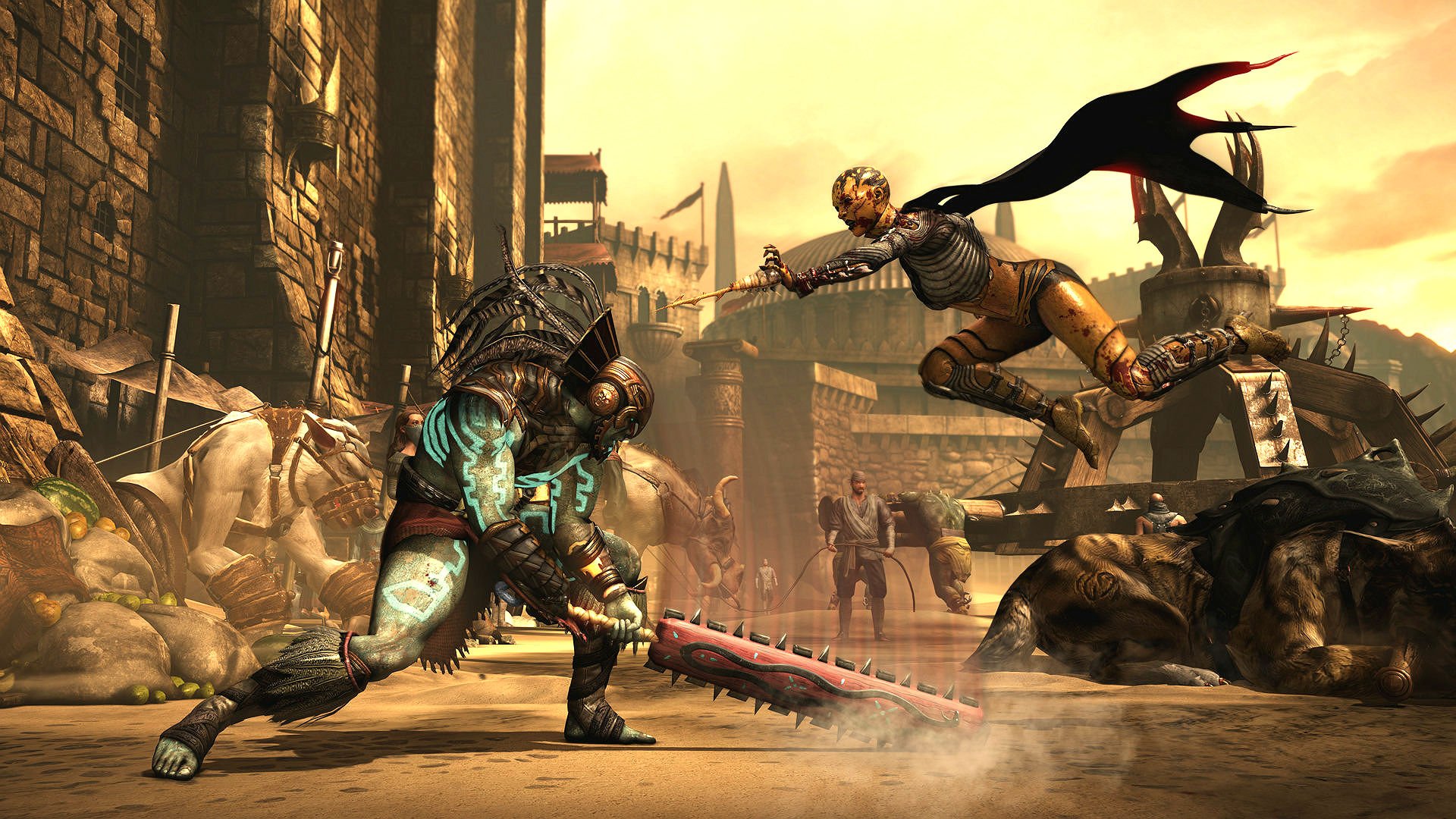 mortal, Kombat, X, Fighting, Action, Battle, Arena, Warrior, 1mkx, Fantasy, Artwork Wallpaper