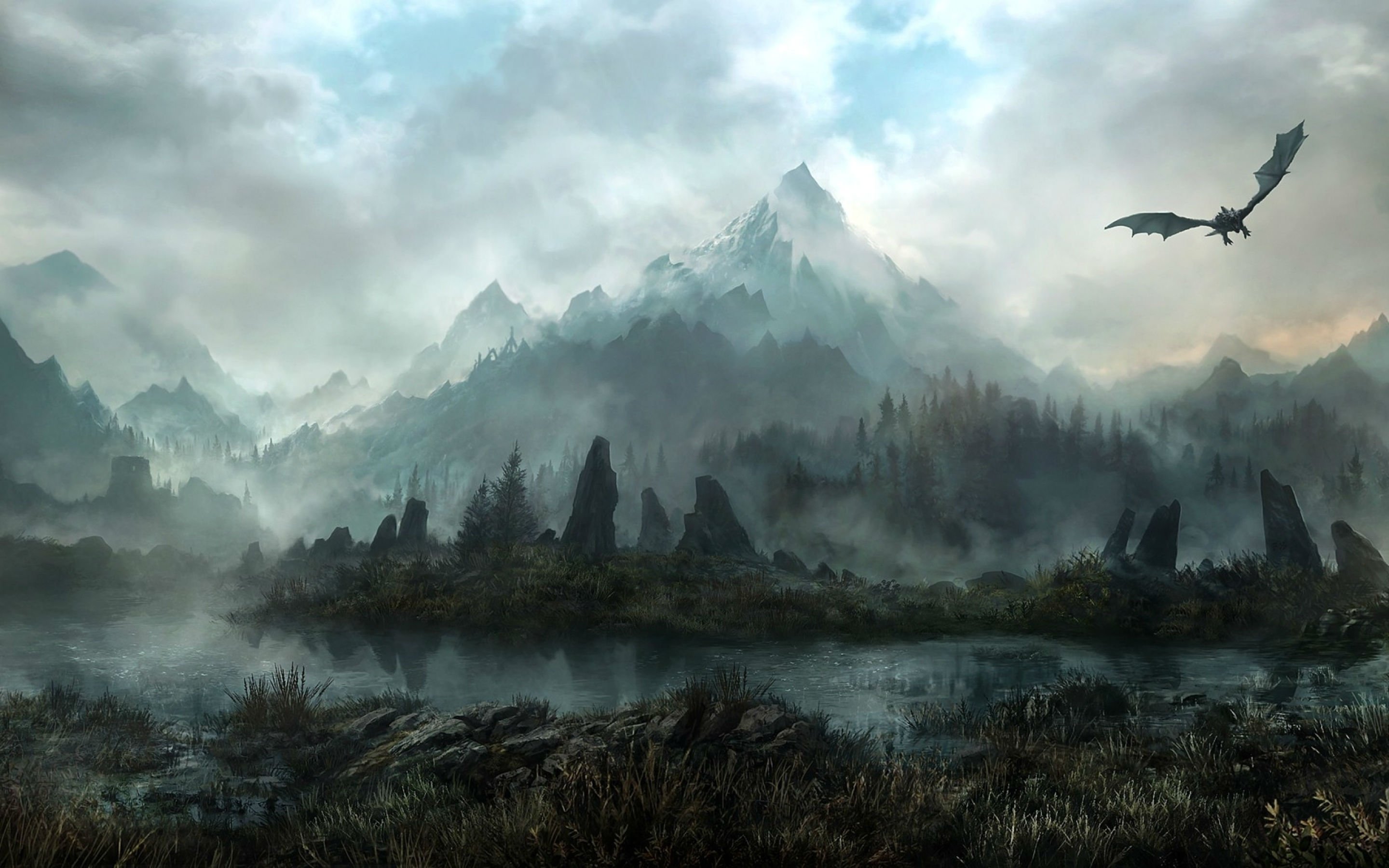 elder, Scrolls, Fantasy, Action, Rpg, Mmo, Online, Artwork, Fighting, Skyrim Wallpaper