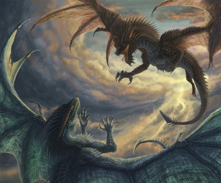 fantasy, Artwork, Art, Monster, Creature, Dragon HD Wallpaper Desktop Background