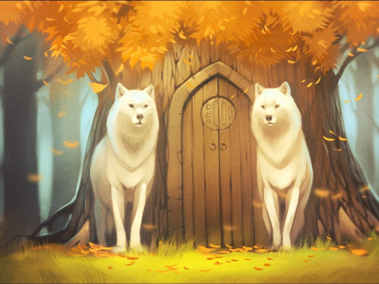 fantasy, Artwork, Art, Wolf, Wolves HD Wallpaper Desktop Background