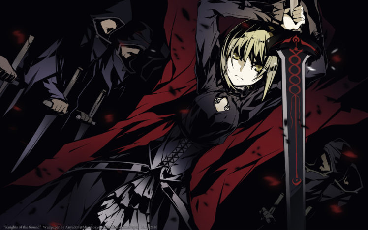 fate, Stay, Night, Saber, Sword, Weapon, Yellow, Eyes HD Wallpaper Desktop Background