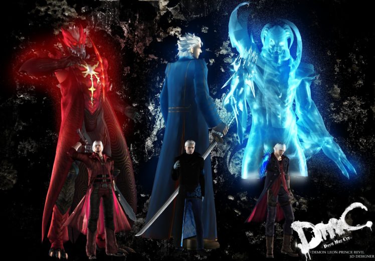 devil, May, Cry, Dmc, Fantasy, Action, Adventure, Fighting, Warrior, Martial, Arts, Poster HD Wallpaper Desktop Background