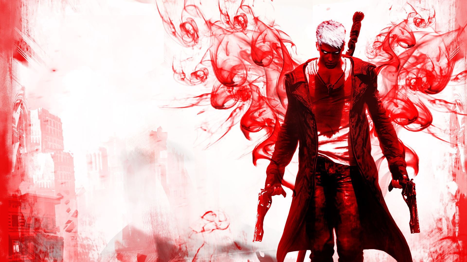 devil, May, Cry, Dmc, Fantasy, Action, Adventure, Fighting, Warrior, Martial, Arts Wallpaper
