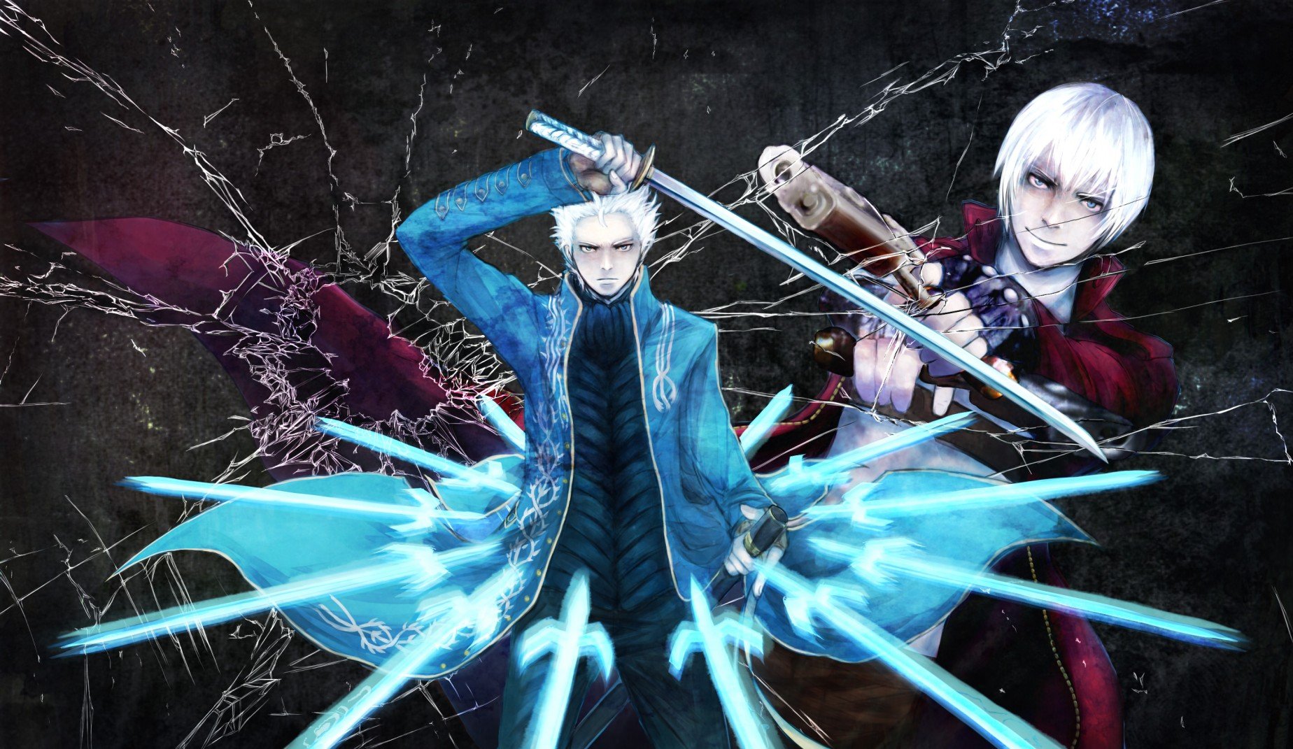 devil, May, Cry, Dmc, Fantasy, Action, Adventure, Fighting, Warrior, Martial, Arts Wallpaper