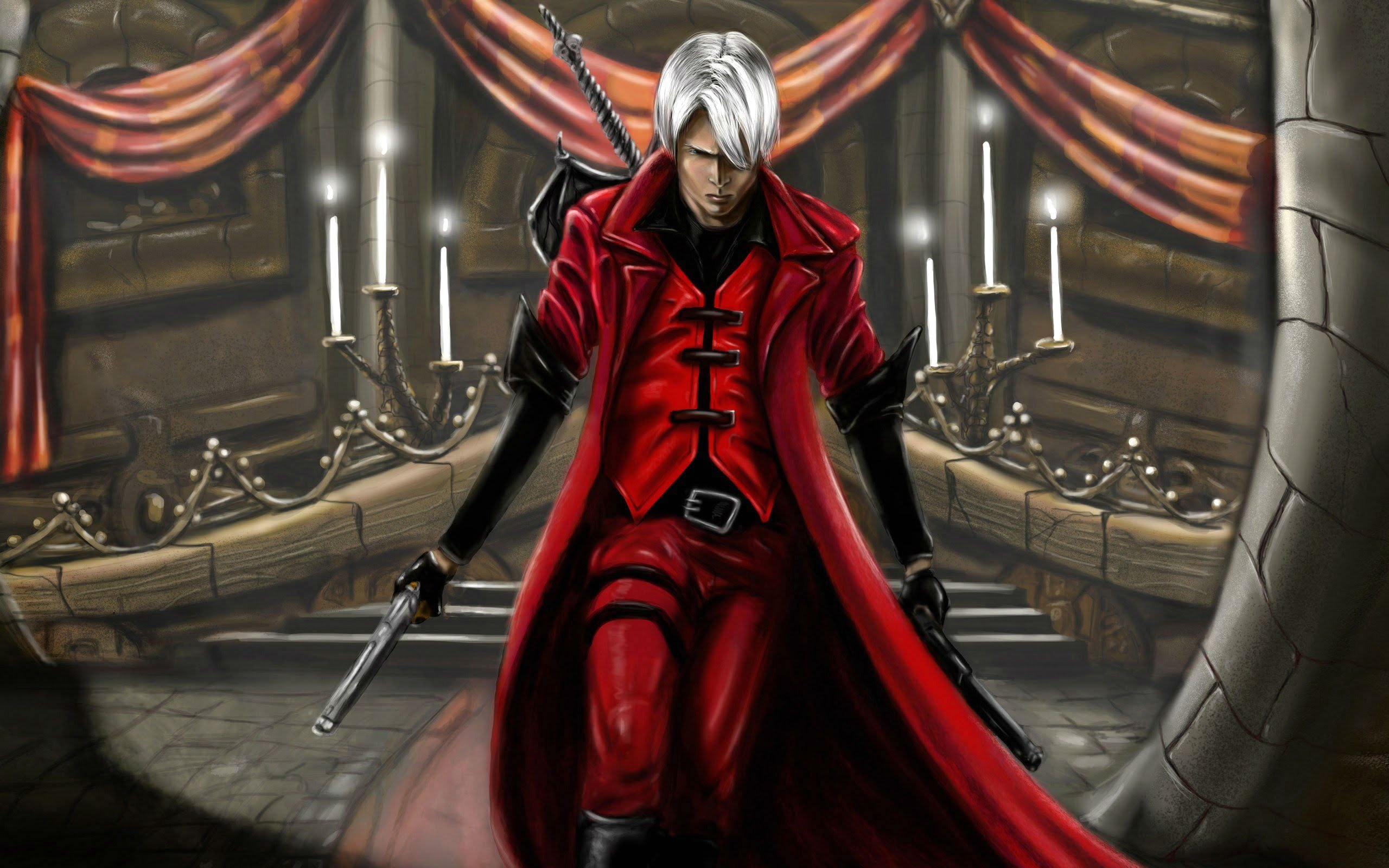 devil, May, Cry, Dmc, Fantasy, Action, Adventure, Fighting, Warrior, Martial, Arts Wallpaper