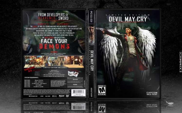 devil, May, Cry, Dmc, Fantasy, Action, Adventure, Fighting, Warrior, Martial, Arts, Poster HD Wallpaper Desktop Background