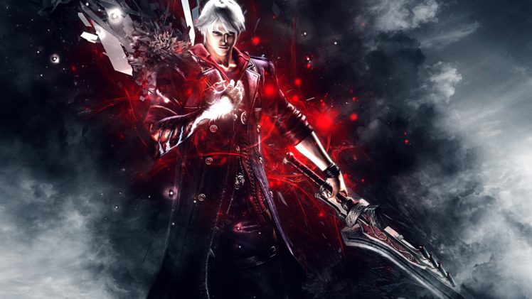 devil, May, Cry, Dmc, Fantasy, Action, Adventure, Fighting, Warrior, Martial, Arts HD Wallpaper Desktop Background