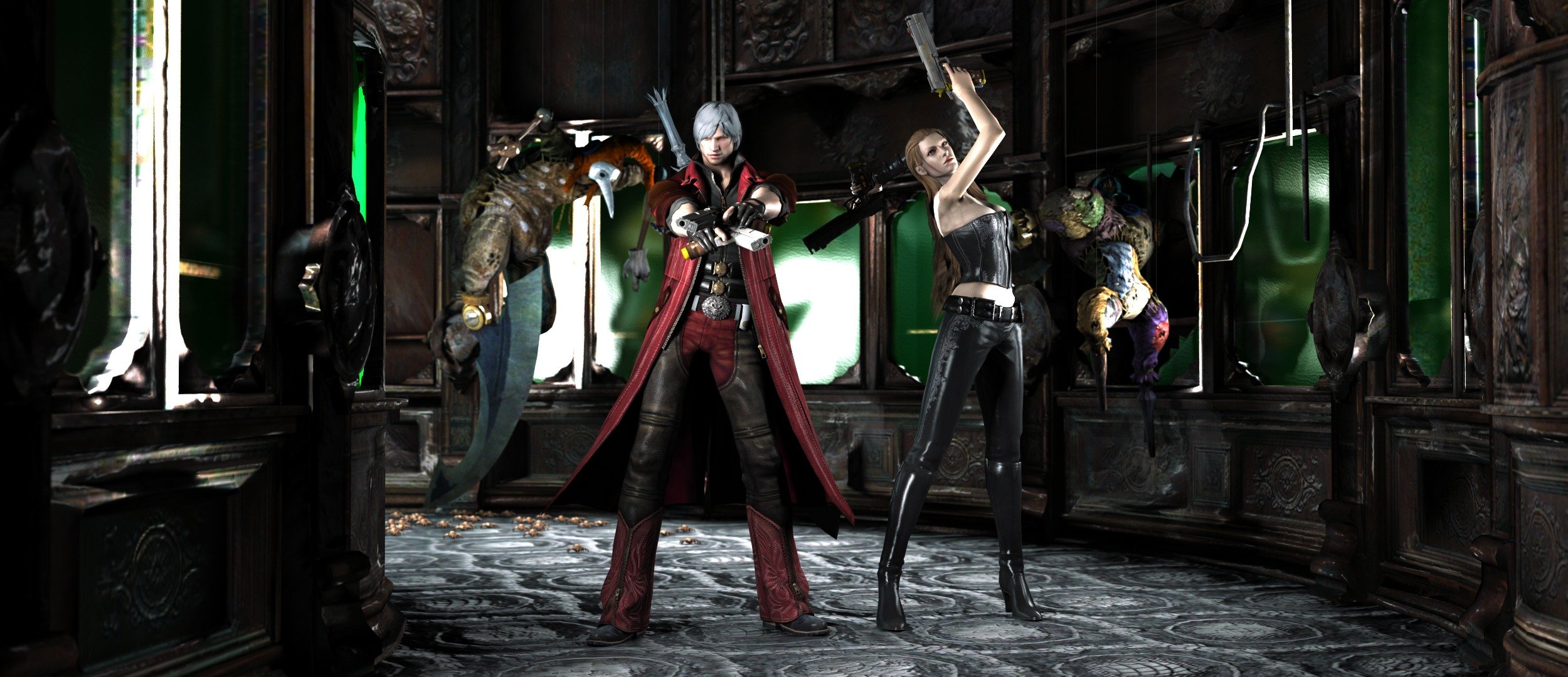 devil, May, Cry, Dmc, Fantasy, Action, Adventure, Fighting, Warrior, Martial, Arts Wallpaper