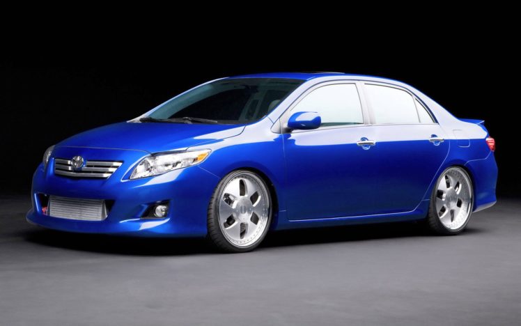 toyota, Corolla, Azul, Japones HD Wallpaper Desktop Background