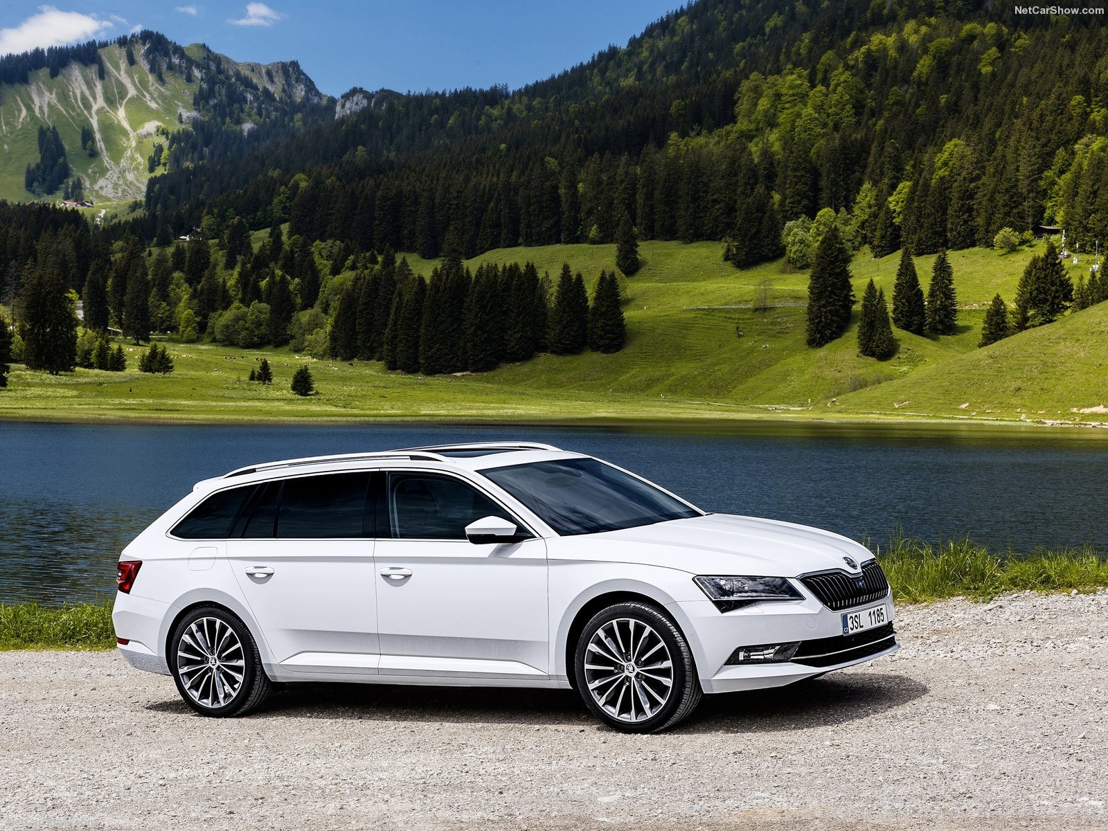 skoda, Superb, Combi, Wagon, Cars, White, 2016 Wallpaper