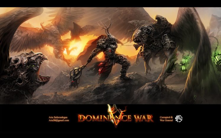 dominance, War, Fantasy, Artwork, Art, Magic, Perfect, Action, Fighting, Adventure, Gods, God, 1domw, Warrior, Poster HD Wallpaper Desktop Background