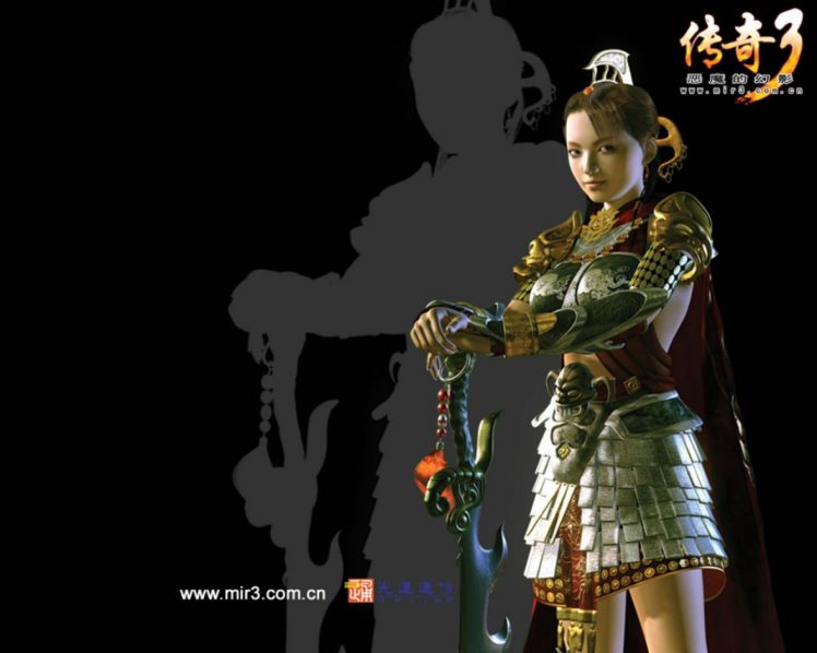 legend, Of, Mir, Fantasy, Mmo, Online, Rpg, Perfect, Sprite, Fairy, Oriental, Asian, Artwork, 1lomir, Warrior, Samurai, Poster HD Wallpaper Desktop Background