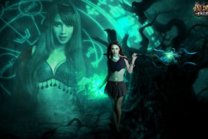 demons, Souls, Demonzu, Souru, Fantasy, Action, Rpg, Dark, Action, Fighting, Demon, Artwork, 1dsouls, Demonssouls, Evil, Magic, Asian, Oriental, Girl, Cosplay, Sexy, Babe, Poster