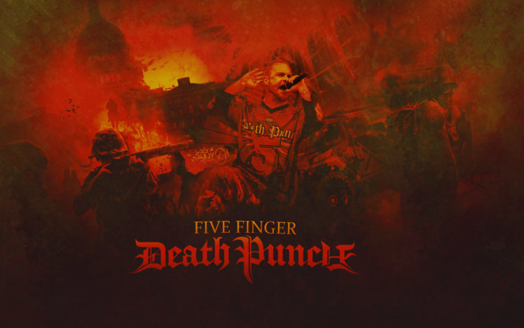 five, Finger, Death, Punch, Heavy, Metal, Hard, Rock, Bands HD Wallpaper Desktop Background
