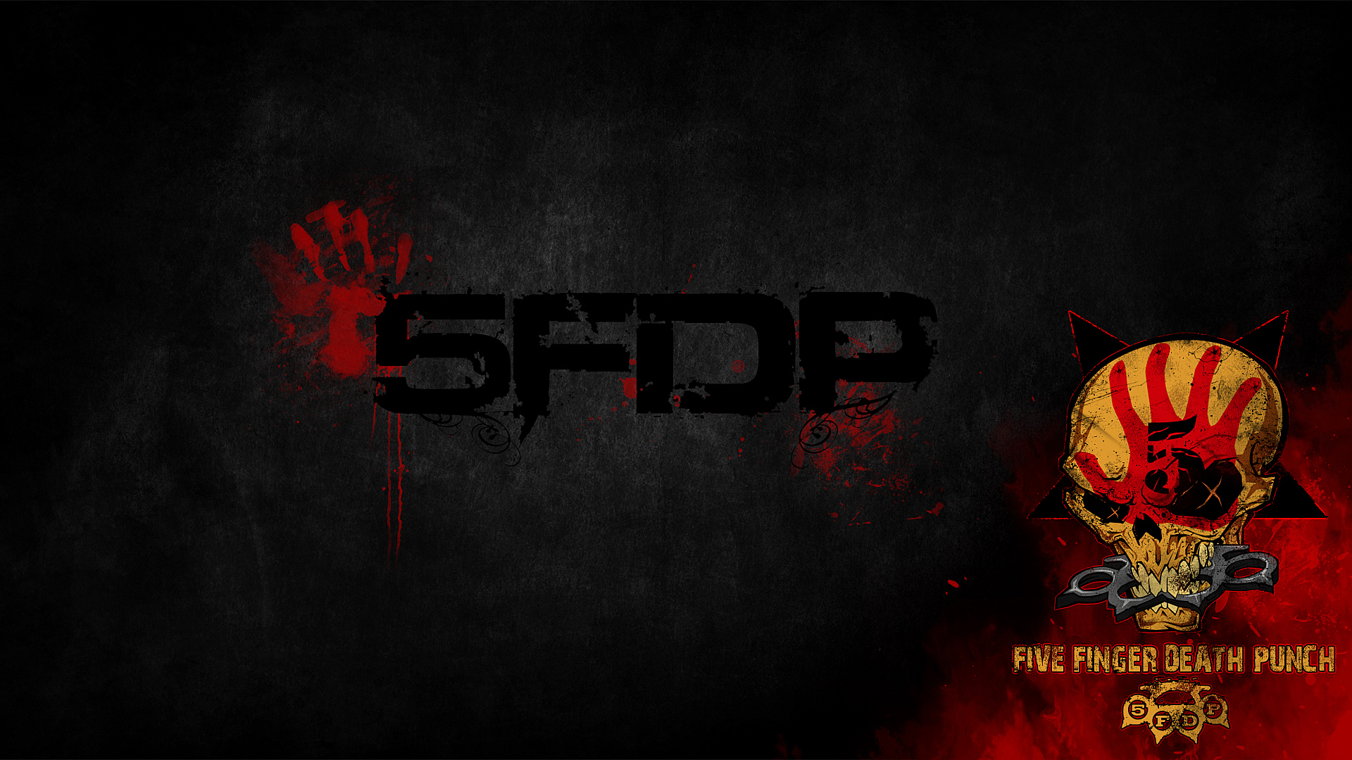 Download hd wallpapers of 74269-five, Finger, Death, Punch, Heavy, Metal, H...