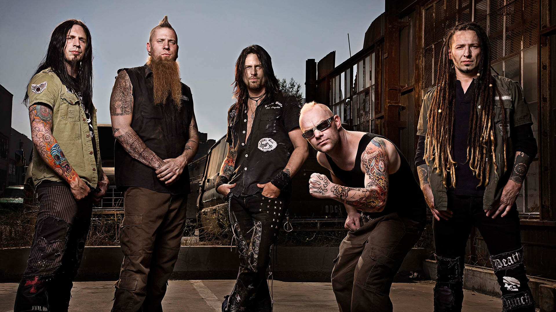 five, Finger, Death, Punch, Heavy, Metal, Hard, Rock, Bands Wallpaper