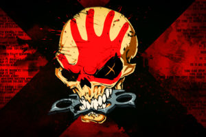 five, Finger, Death, Punch, Heavy, Metal, Hard, Rock, Bands, Skull, Skulls, Dark