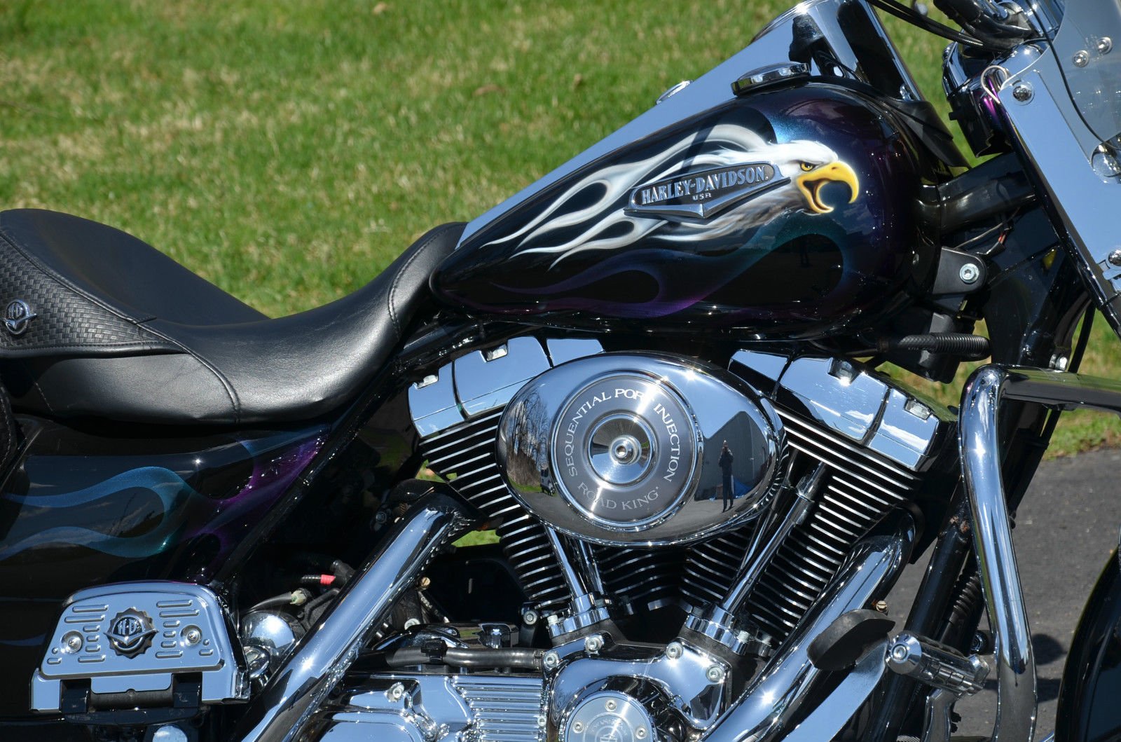 2004, Harley, Davidson, Road, King, Classic, Flhrc, Classic, Motorcycle, Motorbike, Bike Wallpaper