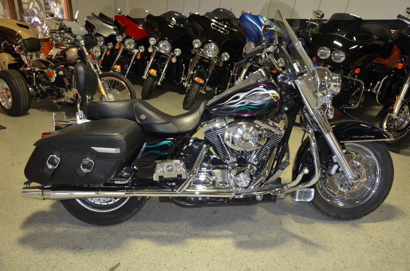 2004, Harley, Davidson, Road, King, Classic, Flhrc, Classic, Motorcycle, Motorbike, Bike Wallpaper
