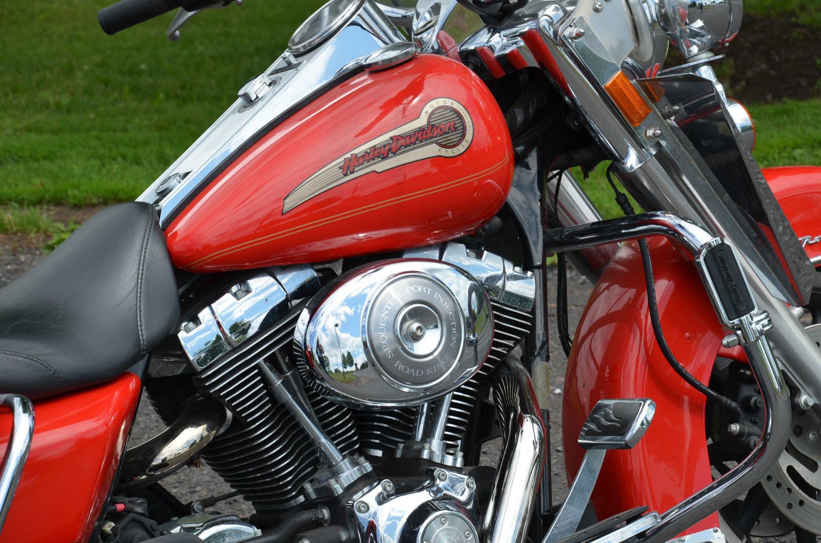 2004, Harley, Davidson, Road, King, Standard, Flhri, Classic, Motorcycle, Motorbike, Bike Wallpaper