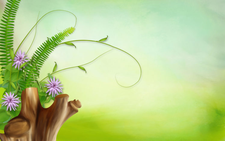 nature, 3d, Art, Flowers, Spring HD Wallpaper Desktop Background