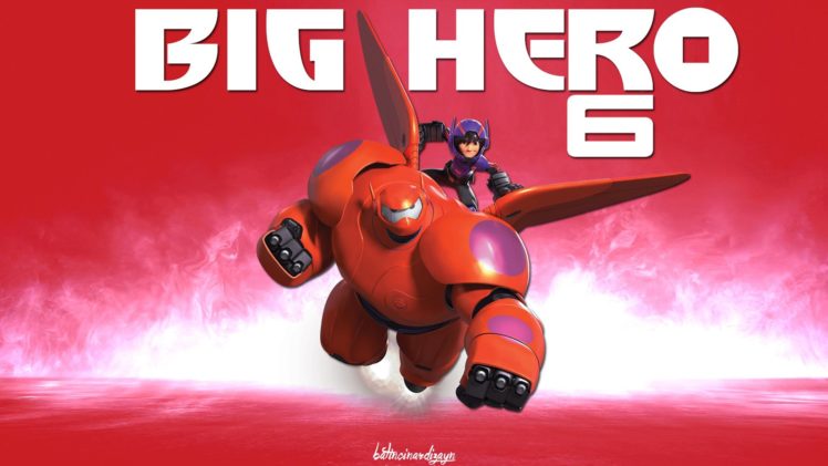 big hero 6, Animation, Action, Adventure, Disney, Robot, Superhero, Big, Hero, Futuristic, Poster HD Wallpaper Desktop Background