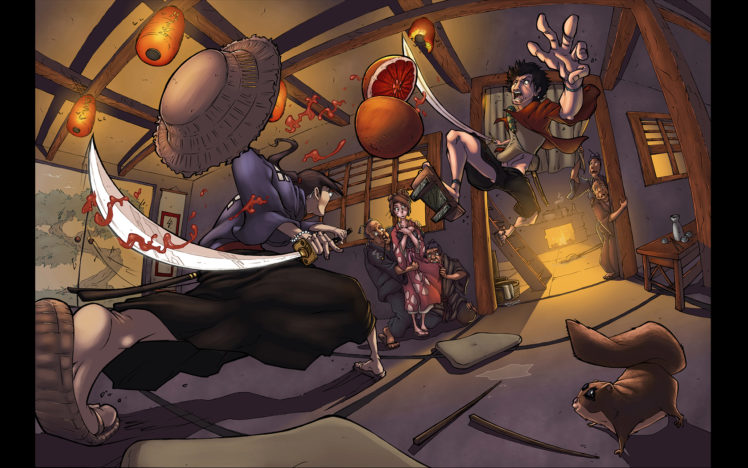 fruit, Fuu, Jin, Katana, Mugen, Samurai, Champloo, Sword, Tagme, Weapon HD Wallpaper Desktop Background