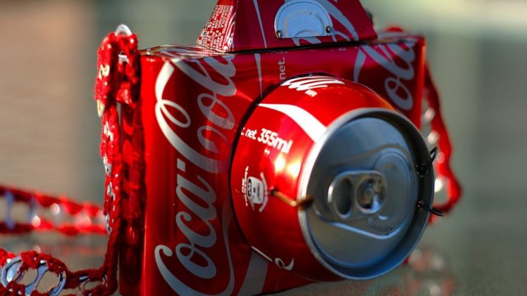 coca, Cola, Artwork, Photo, Camera, Soda, Cans, Can HD Wallpaper Desktop Background